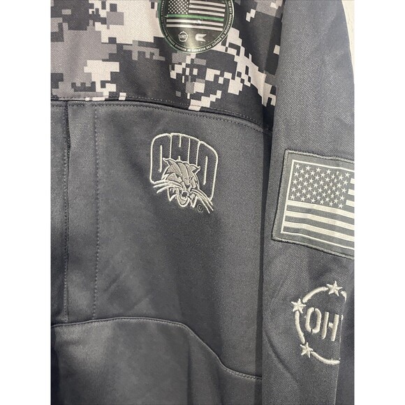 Colosseum Men's XL Ohio University OH Military Appreciation Digi Camo Jacket NWT - Picture 3 of 7